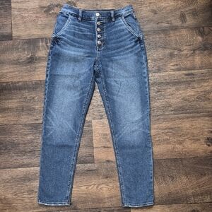 American Eagle Outfitters High Rise Blue Jeans